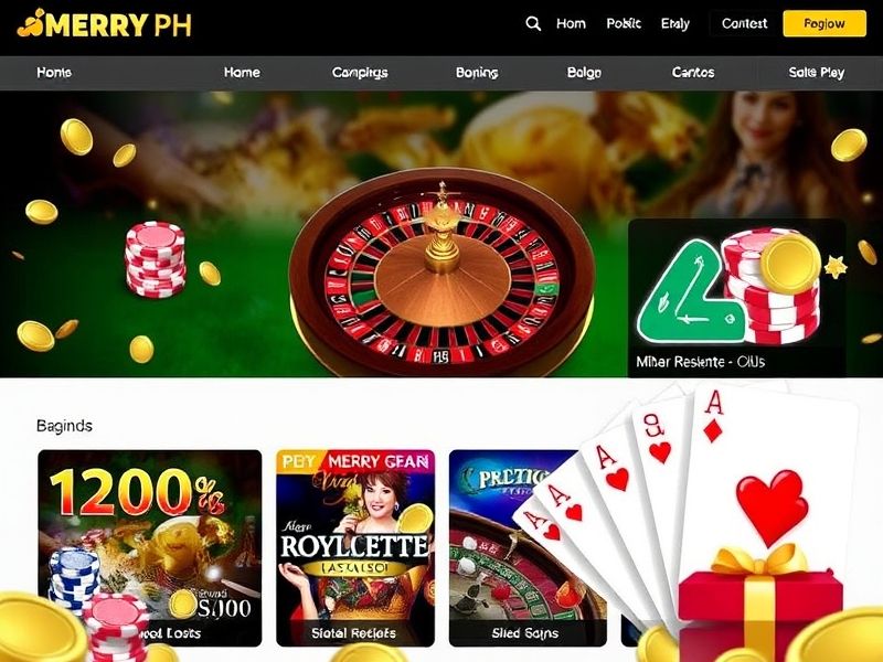 Welcome to Merry PH Casino, the premier online gambling destination offering a wide range of real money games, exclusive bonuses, and secure entertainment. Play slots, poker, and table games today!
